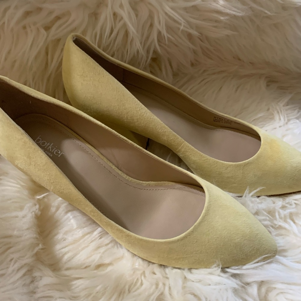 Botkier Lemon Suede Block Heels with dust bag BUY NOW! - Picture 2 of 3
